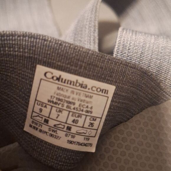 Columbia womens gray Barraca stretch ankle strap outdoor sandals size 9 - Picture 7 of 8